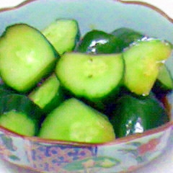 キュウリだけで やみつきキュウリの簡単漬け レシピ 作り方 By Sirotandaisuki 楽天レシピ